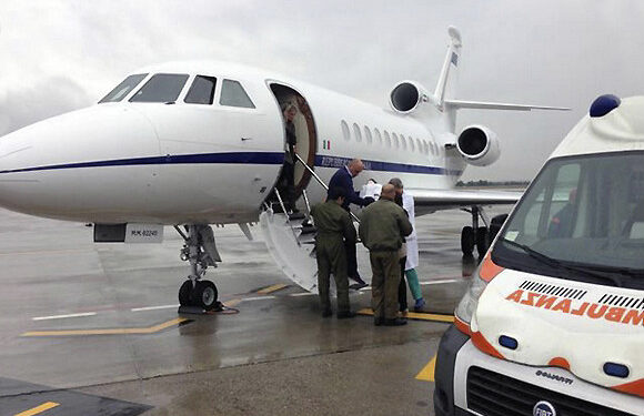 Bimbo di 5 mesi trasportato d’urgenza da Lamezia a Torino con un volo dell’Aeronautica