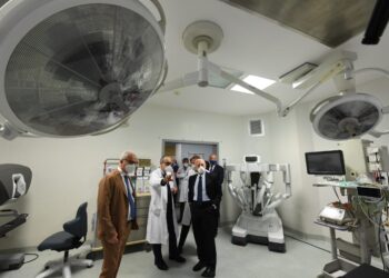 Il bilancio delle chirurgie dopo un anno dall’attivazione del robot da Vinci: numero degli interventi in crescita ed esiti ottimali