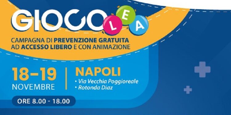 GiocoLEA, a Napoli un nuovo weekend di prevenzione con visite gratuite e screening