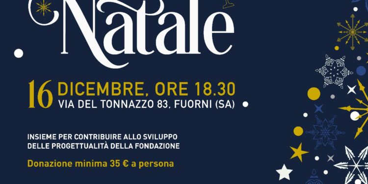 Apericena di Natale alla Fondazione Anffas Salerno Giovanni Caressa Onlus