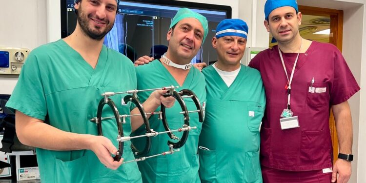 Nella Traumatologia di Potenza effettuato il primo intervento in Basilicata con trasporto osseo