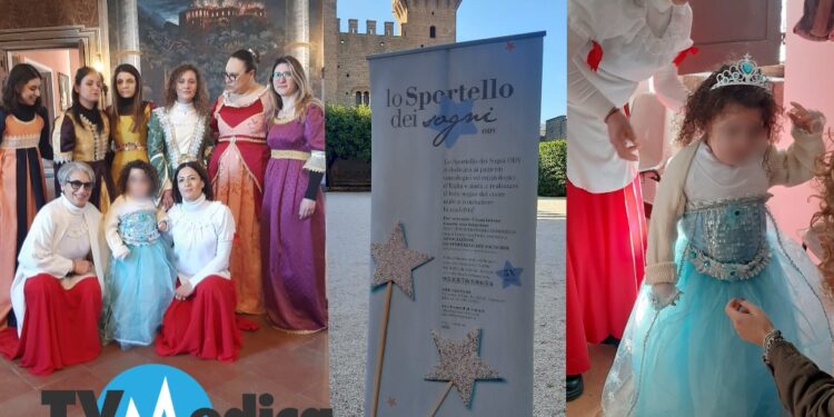 Realizzazione desiderio del cuore di Francesca 5 anni paziente oncologica “Diventare una Principessa in un castello magico”