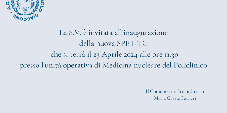 Una sala con colori e immagini per la nuova SPET-TC di ultima generazione. Inaugurazione domani 23 aprile alle ore 11.30