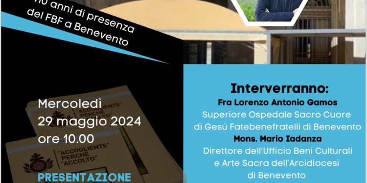 Presentazione libro di Don Nicola Galante “ACCOGLIENTE” PERCHE’ “ACCOLTO” Sala Congressi Ospedale Sacro Cuore di Gesù Fatebenefratelli di Benevento