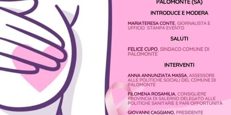 Palomonte: Convegno sui tumori al seno, Massa –“Prevenzione e gestione della malattia, così siamo accanto alle donne”.