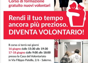 31 MAGGIO – 1 GIUGNO 2024 Corso gratuito di formazione per nuovi volontari di AIL Salerno