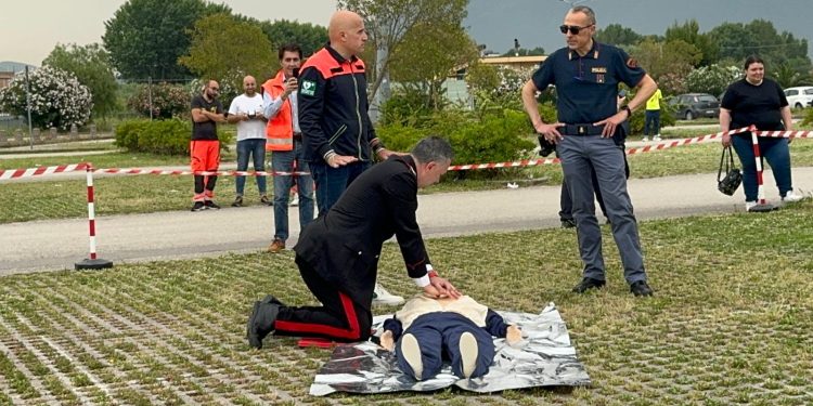 Simulazione di Arresto Cardiaco Improvviso all’interno del parcheggio utenti del P.O. Villa Malta di Sarno dell’ASL Salerno