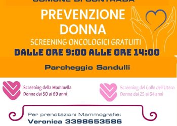 Screening oncologici, i camper dell’ASL sabato 31 agosto a Contrada di Avellino
