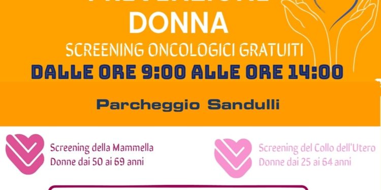 Screening oncologici, i camper dell’ASL sabato 31 agosto a Contrada di Avellino