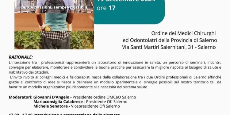 Medici e Fisioterapisti, via alla collaborazione