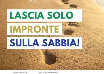 “LASCIA SOLO IMPRONTE SULLA SABBIA”, LO SLOGAN DEL PROGETTO SUI PASSI DELLA SOSTENIBILITA’ ED INCLUSIONE PER DIRE NO ALL’ABBANDONO DEI RIFIUTI