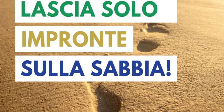 “LASCIA SOLO IMPRONTE SULLA SABBIA”, LO SLOGAN DEL PROGETTO SUI PASSI DELLA SOSTENIBILITA’ ED INCLUSIONE PER DIRE NO ALL’ABBANDONO DEI RIFIUTI
