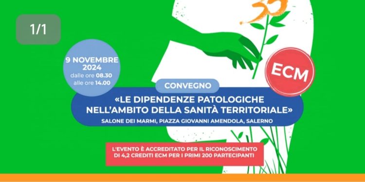 SANITA’: ORDINE PSICOLOGI, SABATO FOCUS SU DIPENDENZE PATOLOGICHE A SALERNO