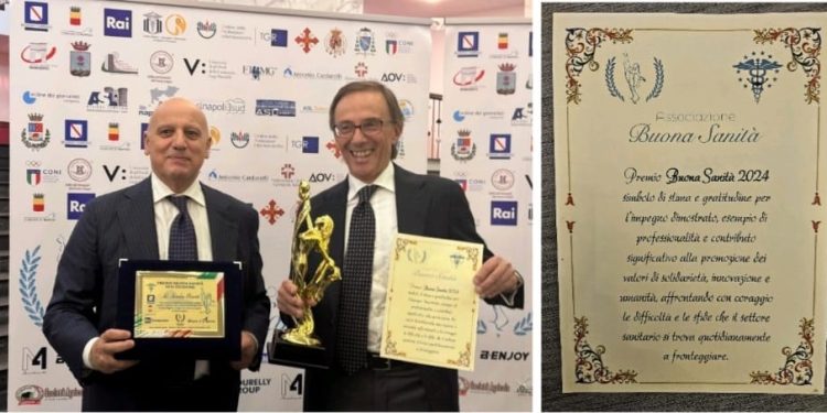 ASL CASERTA, PREMIATA ECCELLENZA SANITARIA LOCALE