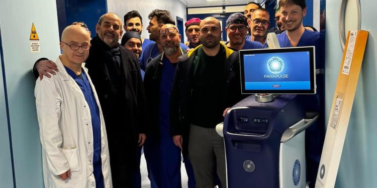 Fibrillazione atriale: la tecnologia Farapulse arriva all’ ospedale San Luca di Vallo della Lucania