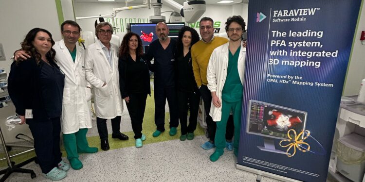Fibrillazione atriale, a Nola approda il sistema ad energia pulsata faraview