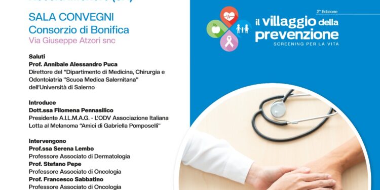 Screening sulla prevenzione e attività divulgative. Due giorni il 27 e 28 settembre a Nocera Inferiore