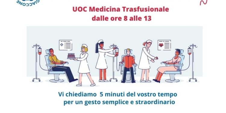 Domenica 21 Settembre, l’UOC Medicina Trasfusionale del Policlinico “Paolo Giacone”, in via straordinaria, sarà aperta dalle ore 8 alle 13 a tutti coloro che vorranno donare il sangue.