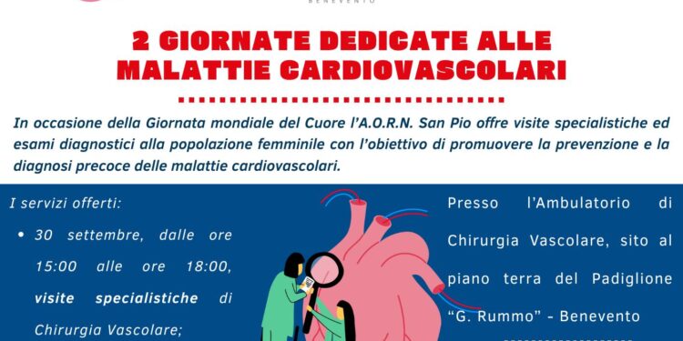 AORN SAN PIO, Open Week sulle Malattie Cardiovascolari
