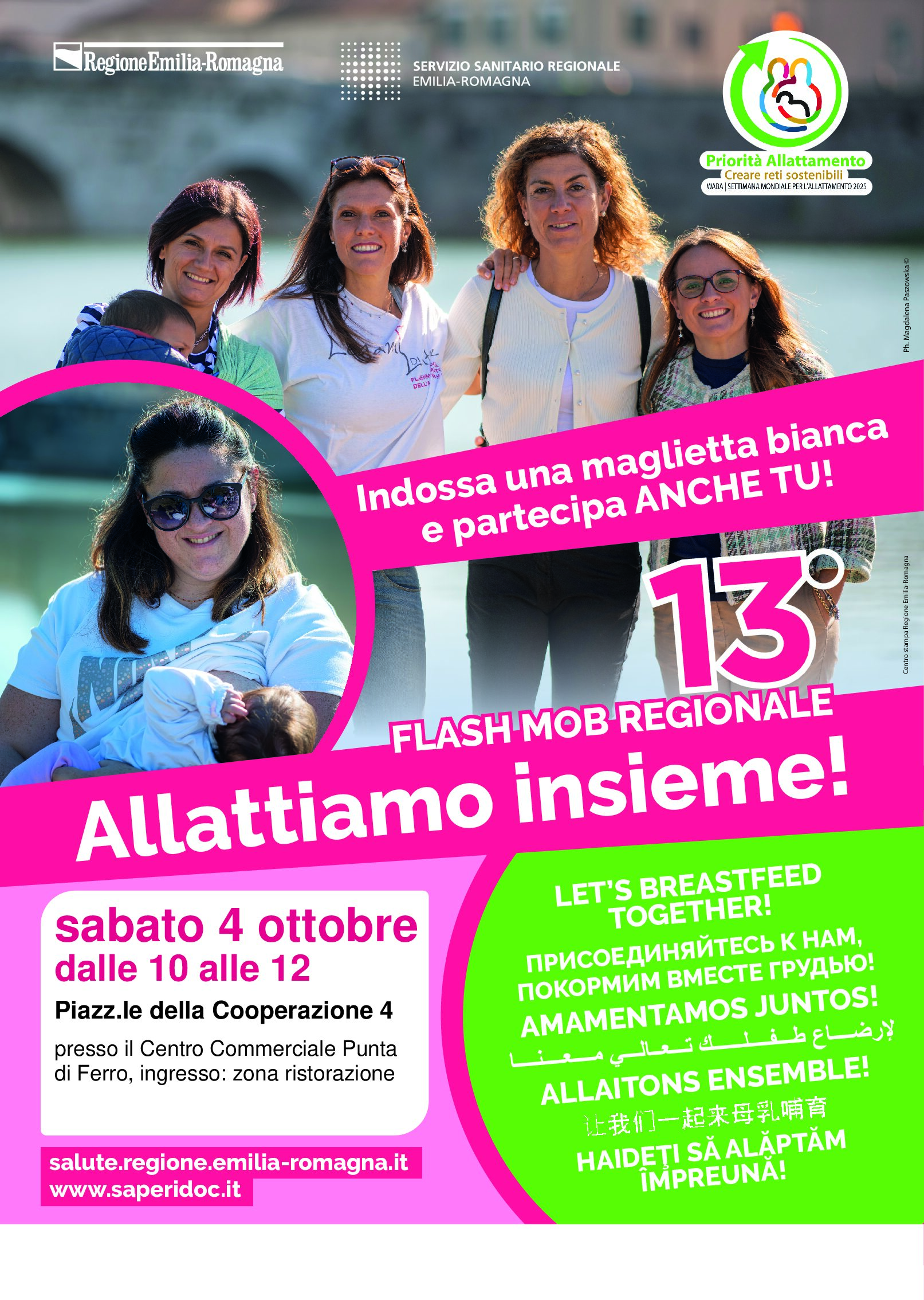 Settimana mondiale dell’allattamento materno: al via dal 27 settembre le iniziative in Romagna