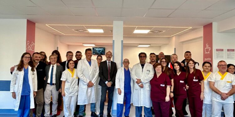 Aperta la nuova area di accoglienza del pronto soccorso del Giovanni XXIII di Bari.
