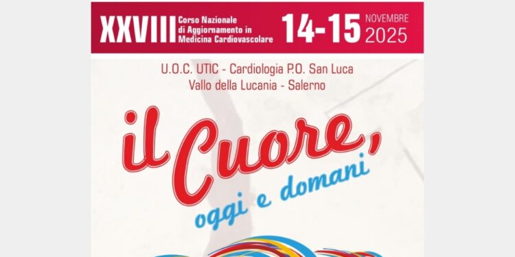 LE MALATTIE CARDIOVASCOLARI, UN ALLARME SOCIALE IN CONTINUA CRESCITA. SE NE DISCUTE IN UN EVENTO TRA ESPERTI DEL SETTORE
