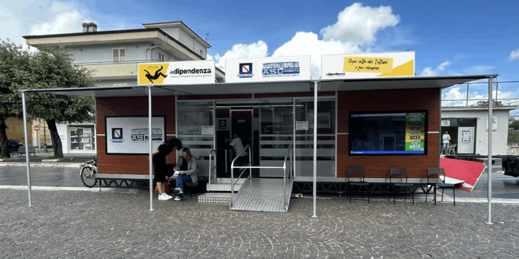 ASL CASERTA, UN CAMPER ATTREZZATO PER LA CAMPAGNA DI PREVENZIONE “INDIPENDENZA”