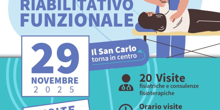 Aor San Carlo: open day riabilitazione funzionale con visite fisiatriche e consulenze fisioterapiche gratuite