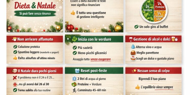 Dieta e Natale possono convivere