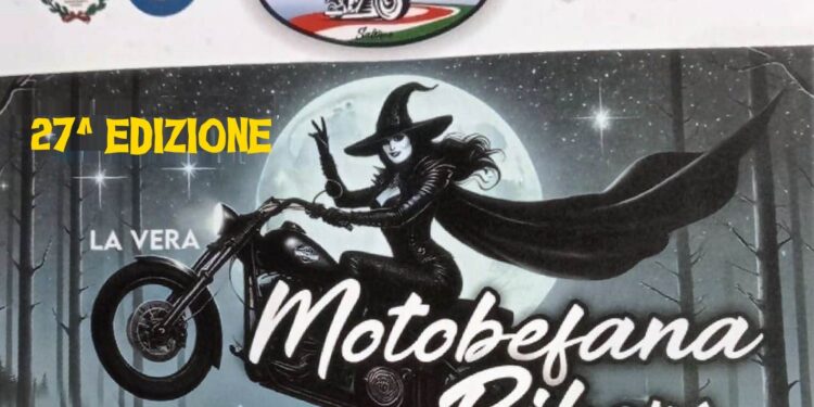 MOTOBEFANA BIKER 2026 (27^ edizione) LA SOLIDARIETA’ CORRE SULLE DUE RUOTE 6 GENNAIO 2026