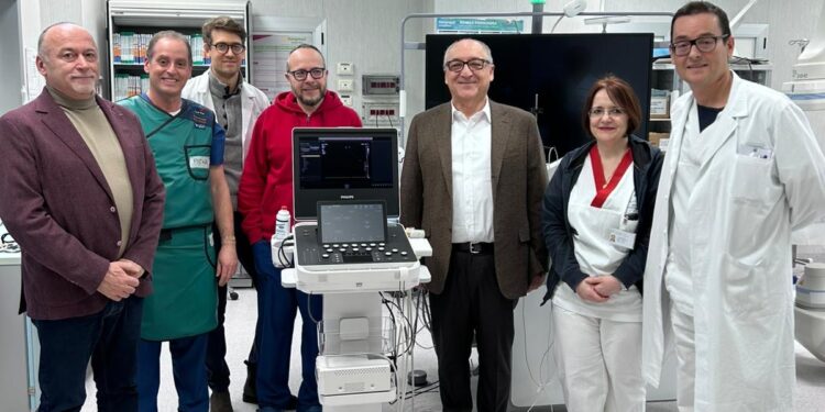 Arti Grafiche Reggiane e Lai Spa dona un ecografo di ultima generazione alla struttura di Emodinamica della Cardiologia del Santa Maria Nuova