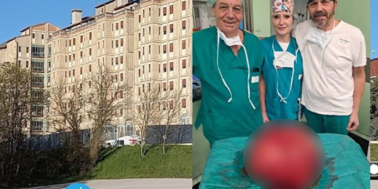 ASPORTATA UNA MASSA RENALE DI OLTRE 15 KG AL CARDARELLI DI CAMPOBASSO.CHIRURGIA DA RECORD