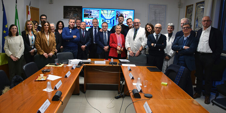 Visita istituzionale del presidente della Terza Commissione Sanità e Politiche Sociali, Matteo Biffoni, all’Aou Senese