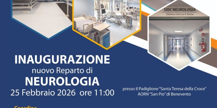 𝗡𝘂𝗼𝘃𝗶 𝘀𝗽𝗮𝘇𝗶 𝗽𝗲𝗿 𝗹𝗮 𝗻𝗲𝘂𝗿𝗼𝗹𝗼𝗴𝗶𝗮 𝗲 𝗽𝗼𝘀𝗮 𝗱𝗲𝗹𝗹 𝗽𝗿𝗶𝗺𝗮 𝗽𝗶𝗲𝘁𝗿𝗮 𝗽𝗲𝗿 𝗺𝗲𝗱𝗶𝗰𝗶𝗻𝗮 𝗻𝘂𝗰𝗹𝗲𝗮𝗿𝗲 𝗮𝗹 𝗦𝗮𝗻 𝗣𝗶𝗼 𝗱𝗶 𝗕𝗲𝗻𝗲𝘃𝗲𝗻𝘁𝗼. 𝗠𝗲𝗿𝗰𝗼𝗹𝗲𝗱𝗶 𝗹’𝗶𝗻𝗮𝘂𝗴𝘂𝗿𝗮𝘇𝗶𝗼𝗻𝗲