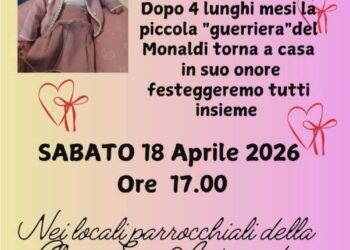 Tre mesi affetta da una grave Cardiopatia congenita.