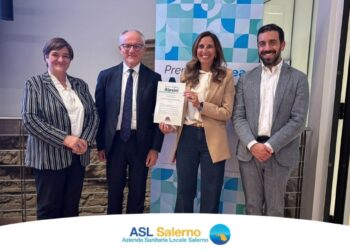 L’Asl Salerno premiata alla XV edizione del Premio Andrea Alesini con il progetto dedicato all’umanizzazione delle cure