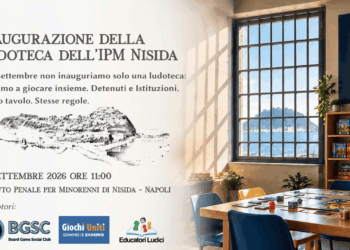 A Nisida apre una ludoteca permanente: il gioco da tavolo entra nell’Istituto Penale per i Minorenni